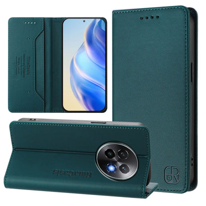 RC01 Dual-Folded Magnetic Suction RFID Leather Phone Case, For Realme C71 4G India, For Realme 15 5G / 15 Pro 5G, For Realme C71 4G Global, For Realme 14 Pro+ 5G, For Realme 14 Pro 5G, For Realme GT 7 Pro 5G, For Realme C63 5G Global                   ...