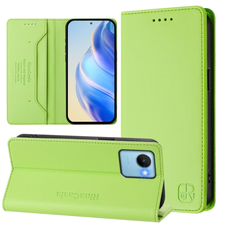 RC01 Dual-Folded Magnetic Suction RFID Leather Phone Case, For Realme 10T 5G / 10s 5G / 9i 5G Indian, For Realme GT3 5G / GT Neo 5 240W, For Realme GT 5G / GT Neo 5G, For Realme 10 Pro 5G, For Realme 10 Pro+ 5G, For Realme 10 4G Global                 ...