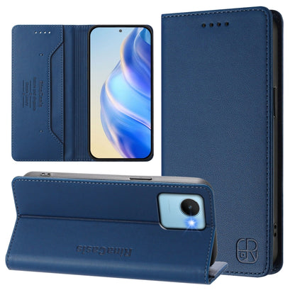 RC01 Dual-Folded Magnetic Suction RFID Leather Phone Case, For Realme 10T 5G / 10s 5G / 9i 5G Indian, For Realme GT3 5G / GT Neo 5 240W, For Realme GT 5G / GT Neo 5G, For Realme 10 Pro 5G, For Realme 10 Pro+ 5G, For Realme 10 4G Global                 ...