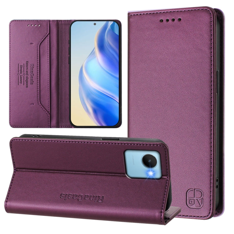 RC01 Dual-Folded Magnetic Suction RFID Leather Phone Case, For Realme 10T 5G / 10s 5G / 9i 5G Indian, For Realme GT3 5G / GT Neo 5 240W, For Realme GT 5G / GT Neo 5G, For Realme 10 Pro 5G, For Realme 10 Pro+ 5G, For Realme 10 4G Global                 ...