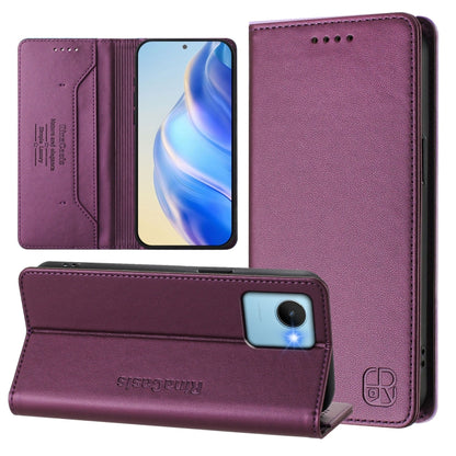 RC01 Dual-Folded Magnetic Suction RFID Leather Phone Case, For Realme 10T 5G / 10s 5G / 9i 5G Indian, For Realme GT3 5G / GT Neo 5 240W, For Realme GT 5G / GT Neo 5G, For Realme 10 Pro 5G, For Realme 10 Pro+ 5G, For Realme 10 4G Global                 ...