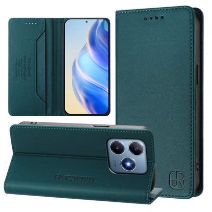RC01 Dual-Folded Magnetic Suction RFID Leather Phone Case, For Realme C71 4G India, For Realme 15 5G / 15 Pro 5G, For Realme C71 4G Global, For Realme 14 Pro+ 5G, For Realme 14 Pro 5G, For Realme GT 7 Pro 5G, For Realme C63 5G Global                   ...