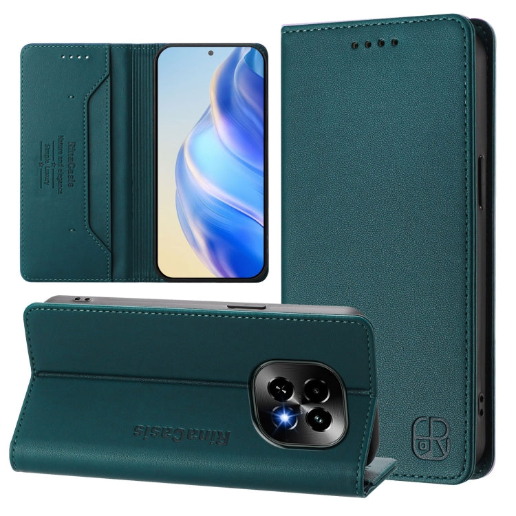 RC01 Dual-Folded Magnetic Suction RFID Leather Phone Case, For Realme C71 4G India, For Realme 15 5G / 15 Pro 5G, For Realme C71 4G Global, For Realme 14 Pro+ 5G, For Realme 14 Pro 5G, For Realme GT 7 Pro 5G, For Realme C63 5G Global                   ...