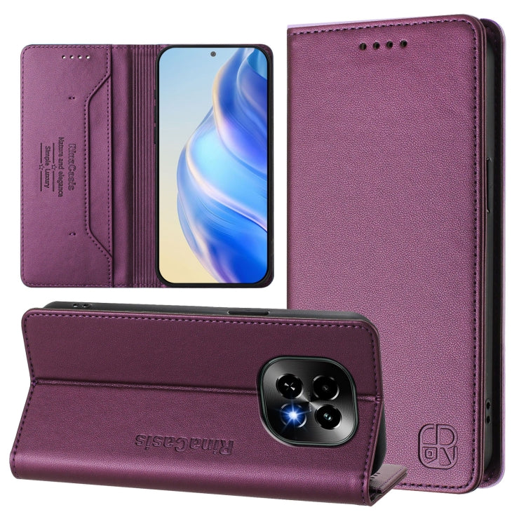 RC01 Dual-Folded Magnetic Suction RFID Leather Phone Case, For Realme C71 4G India, For Realme 15 5G / 15 Pro 5G, For Realme C71 4G Global, For Realme 14 Pro+ 5G, For Realme 14 Pro 5G, For Realme GT 7 Pro 5G, For Realme C63 5G Global                   ...