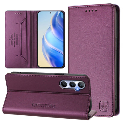 RC01 Dual-Folded Magnetic Suction RFID Leather Phone Case, For Realme P1 Pro, For Realme 12+ 5G / Narzo 70 Pro 5G India, For Realme 12 5G Global, For Realme Note 50 4G / C51 4G / C53 4G, For Realme C67 4G Global, For Realme 11 4G Global                ...