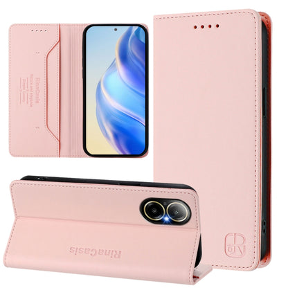 RC01 Dual-Folded Magnetic Suction RFID Leather Phone Case, For Realme P1 Pro, For Realme 12+ 5G / Narzo 70 Pro 5G India, For Realme 12 5G Global, For Realme Note 50 4G / C51 4G / C53 4G, For Realme C67 4G Global, For Realme 11 4G Global                ...
