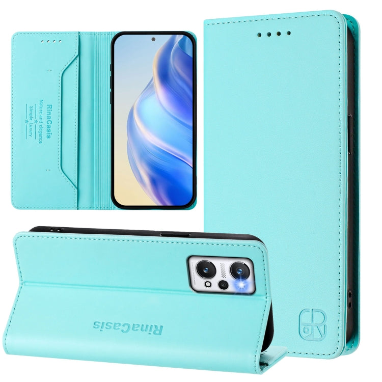 RC01 Dual-Folded Magnetic Suction RFID Leather Phone Case, For Realme 10T 5G / 10s 5G / 9i 5G Indian, For Realme GT3 5G / GT Neo 5 240W, For Realme GT 5G / GT Neo 5G, For Realme 10 Pro 5G, For Realme 10 Pro+ 5G, For Realme 10 4G Global                 ...