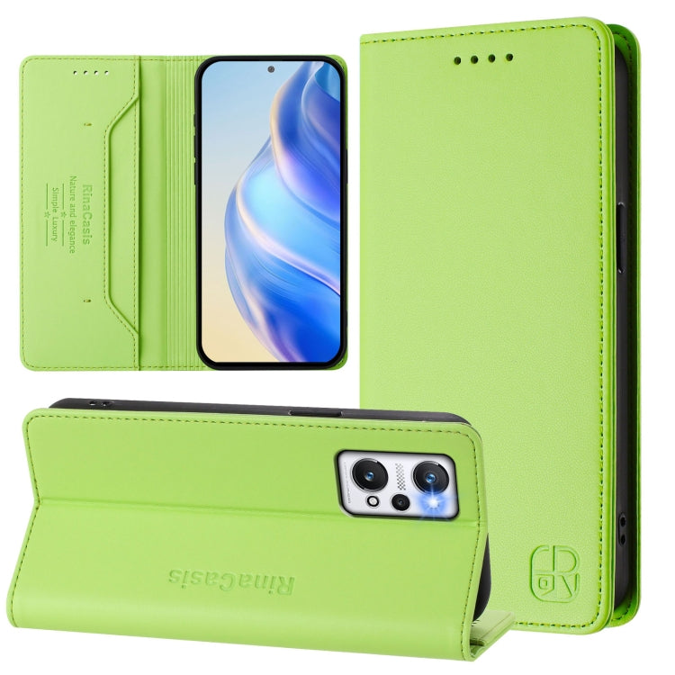 RC01 Dual-Folded Magnetic Suction RFID Leather Phone Case, For Realme 10T 5G / 10s 5G / 9i 5G Indian, For Realme GT3 5G / GT Neo 5 240W, For Realme GT 5G / GT Neo 5G, For Realme 10 Pro 5G, For Realme 10 Pro+ 5G, For Realme 10 4G Global                 ...