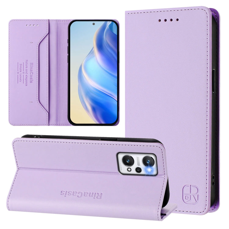 RC01 Dual-Folded Magnetic Suction RFID Leather Phone Case, For Realme 10T 5G / 10s 5G / 9i 5G Indian, For Realme GT3 5G / GT Neo 5 240W, For Realme GT 5G / GT Neo 5G, For Realme 10 Pro 5G, For Realme 10 Pro+ 5G, For Realme 10 4G Global                 ...
