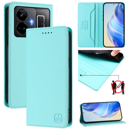 RC01 Dual-Folded Magnetic Suction RFID Leather Phone Case, For Realme 10T 5G / 10s 5G / 9i 5G Indian, For Realme GT3 5G / GT Neo 5 240W, For Realme GT 5G / GT Neo 5G, For Realme 10 Pro 5G, For Realme 10 Pro+ 5G, For Realme 10 4G Global                 ...