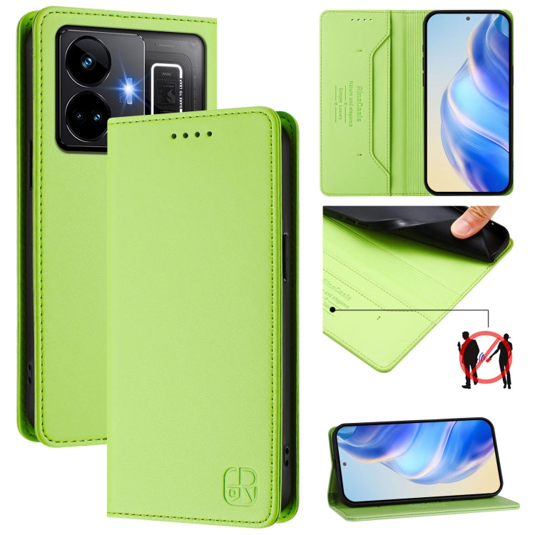 RC01 Dual-Folded Magnetic Suction RFID Leather Phone Case, For Realme 10T 5G / 10s 5G / 9i 5G Indian, For Realme GT3 5G / GT Neo 5 240W, For Realme GT 5G / GT Neo 5G, For Realme 10 Pro 5G, For Realme 10 Pro+ 5G, For Realme 10 4G Global                 ...