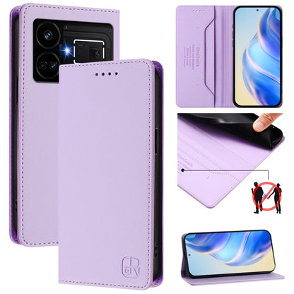 RC01 Dual-Folded Magnetic Suction RFID Leather Phone Case, For Realme P1 Pro, For Realme 12+ 5G / Narzo 70 Pro 5G India, For Realme 12 5G Global, For Realme Note 50 4G / C51 4G / C53 4G, For Realme C67 4G Global, For Realme 11 4G Global                ...