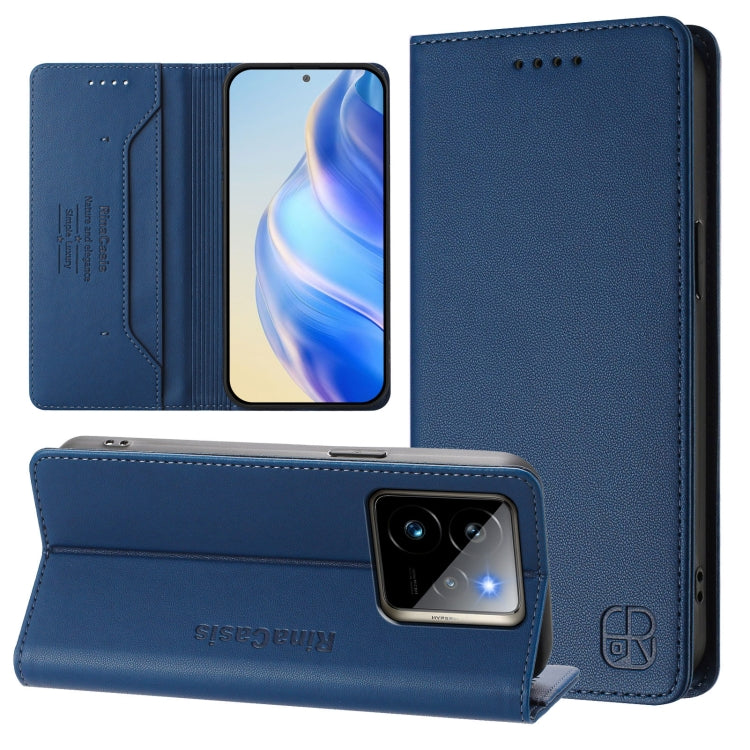 RC01 Dual-Folded Magnetic Suction RFID Leather Phone Case, For Realme C71 4G India, For Realme 15 5G / 15 Pro 5G, For Realme C71 4G Global, For Realme 14 Pro+ 5G, For Realme 14 Pro 5G, For Realme GT 7 Pro 5G, For Realme C63 5G Global                   ...