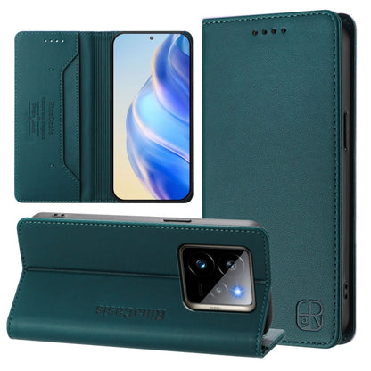 RC01 Dual-Folded Magnetic Suction RFID Leather Phone Case, For Realme C71 4G India, For Realme 15 5G / 15 Pro 5G, For Realme C71 4G Global, For Realme 14 Pro+ 5G, For Realme 14 Pro 5G, For Realme GT 7 Pro 5G, For Realme C63 5G Global                   ...