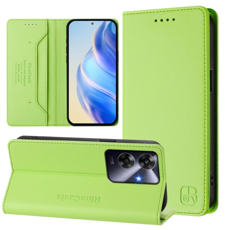 RC01 Dual-Folded Magnetic Suction RFID Leather Phone Case, For Realme C71 4G India, For Realme 15 5G / 15 Pro 5G, For Realme C71 4G Global, For Realme 14 Pro+ 5G, For Realme 14 Pro 5G, For Realme GT 7 Pro 5G, For Realme C63 5G Global                   ...