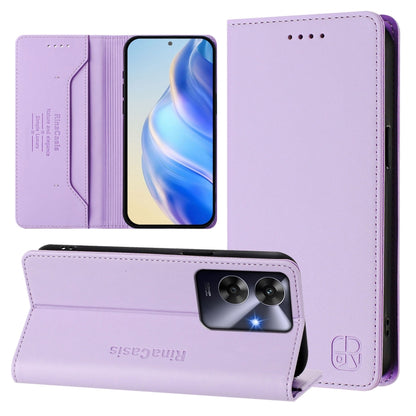 RC01 Dual-Folded Magnetic Suction RFID Leather Phone Case, For Realme C71 4G India, For Realme 15 5G / 15 Pro 5G, For Realme C71 4G Global, For Realme 14 Pro+ 5G, For Realme 14 Pro 5G, For Realme GT 7 Pro 5G, For Realme C63 5G Global                   ...