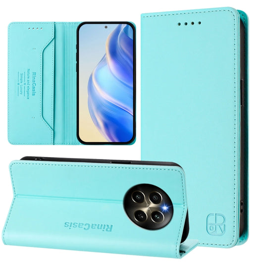 RC01 Dual-Folded Magnetic Suction RFID Leather Phone Case, For Realme P1 Pro, For Realme 12+ 5G / Narzo 70 Pro 5G India, For Realme 12 5G Global, For Realme Note 50 4G / C51 4G / C53 4G, For Realme C67 4G Global, For Realme 11 4G Global                ...
