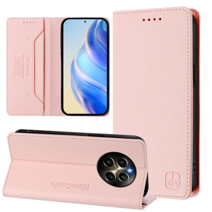 RC01 Dual-Folded Magnetic Suction RFID Leather Phone Case, For Realme P1 Pro, For Realme 12+ 5G / Narzo 70 Pro 5G India, For Realme 12 5G Global, For Realme Note 50 4G / C51 4G / C53 4G, For Realme C67 4G Global, For Realme 11 4G Global                ...