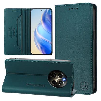 RC01 Dual-Folded Magnetic Suction RFID Leather Phone Case, For Realme P1 Pro, For Realme 12+ 5G / Narzo 70 Pro 5G India, For Realme 12 5G Global, For Realme Note 50 4G / C51 4G / C53 4G, For Realme C67 4G Global, For Realme 11 4G Global                ...