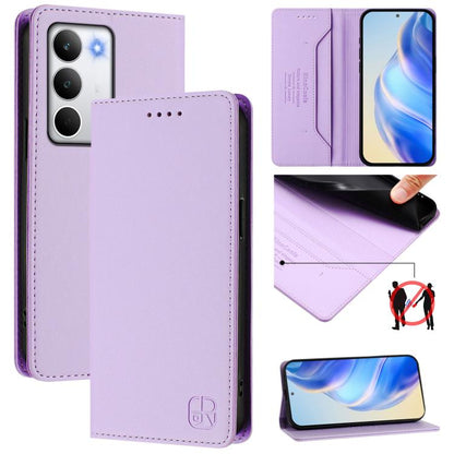 RC01 Dual-Folded Magnetic Suction RFID Leather Phone Case, For Realme C71 4G India, For Realme 15 5G / 15 Pro 5G, For Realme C71 4G Global, For Realme 14 Pro+ 5G, For Realme 14 Pro 5G, For Realme GT 7 Pro 5G, For Realme C63 5G Global                   ...