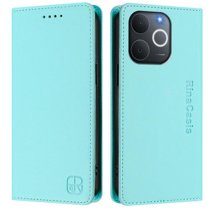 RC01 Dual-Folded Magnetic Suction RFID Leather Phone Case, For Realme C71 4G India, For Realme 15 5G / 15 Pro 5G, For Realme C71 4G Global, For Realme 14 Pro+ 5G, For Realme 14 Pro 5G, For Realme GT 7 Pro 5G, For Realme C63 5G Global                   ...