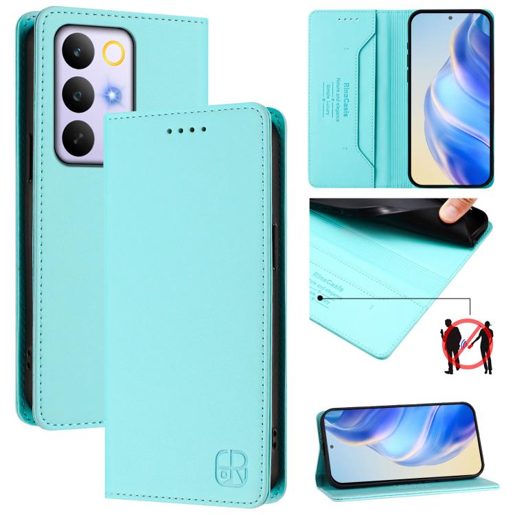 RC01 Dual-Folded Magnetic Suction RFID Leather Phone Case, For Realme P4x / OnePlus CE6 Lite, For Realme 16T 5G, For Realme P4 Power 5G, For Realme Note 80 4G Global, For Realme 16 5G Global, For Realme 16 Pro+ 5G Global, For Realme 16 Pro 5G Global   ...