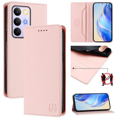 RC01 Dual-Folded Magnetic Suction RFID Leather Phone Case, For Realme P4x / OnePlus CE6 Lite, For Realme 16T 5G, For Realme P4 Power 5G, For Realme Note 80 4G Global, For Realme 16 5G Global, For Realme 16 Pro+ 5G Global, For Realme 16 Pro 5G Global   ...