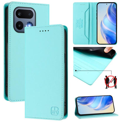 RC01 Dual-Folded Magnetic Suction RFID Leather Phone Case, For Realme P4x / OnePlus CE6 Lite, For Realme 16T 5G, For Realme P4 Power 5G, For Realme Note 80 4G Global, For Realme 16 5G Global, For Realme 16 Pro+ 5G Global, For Realme 16 Pro 5G Global   ...