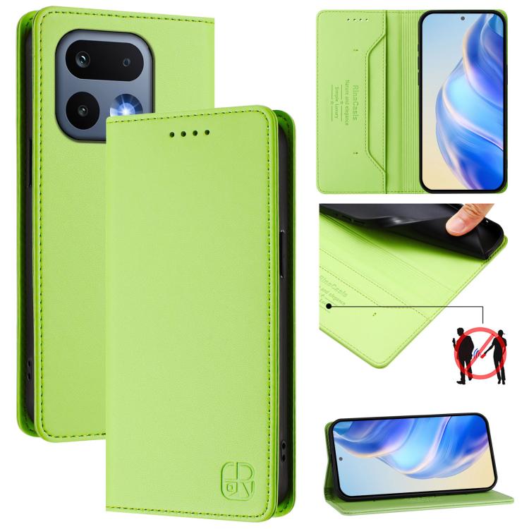RC01 Dual-Folded Magnetic Suction RFID Leather Phone Case, For Realme P4x / OnePlus CE6 Lite, For Realme 16T 5G, For Realme P4 Power 5G, For Realme Note 80 4G Global, For Realme 16 5G Global, For Realme 16 Pro+ 5G Global, For Realme 16 Pro 5G Global   ...