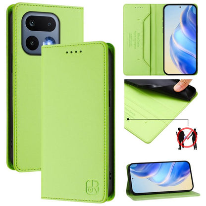 RC01 Dual-Folded Magnetic Suction RFID Leather Phone Case, For Realme P4x / OnePlus CE6 Lite, For Realme 16T 5G, For Realme P4 Power 5G, For Realme Note 80 4G Global, For Realme 16 5G Global, For Realme 16 Pro+ 5G Global, For Realme 16 Pro 5G Global   ...