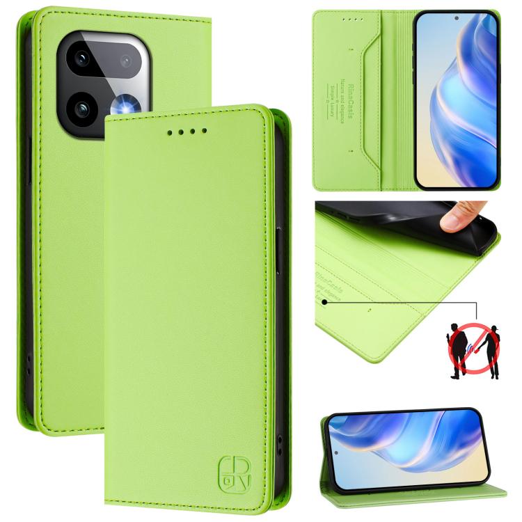RC01 Dual-Folded Magnetic Suction RFID Leather Phone Case, For Realme P4x / OnePlus CE6 Lite, For Realme 16T 5G, For Realme P4 Power 5G, For Realme Note 80 4G Global, For Realme 16 5G Global, For Realme 16 Pro+ 5G Global, For Realme 16 Pro 5G Global   ...