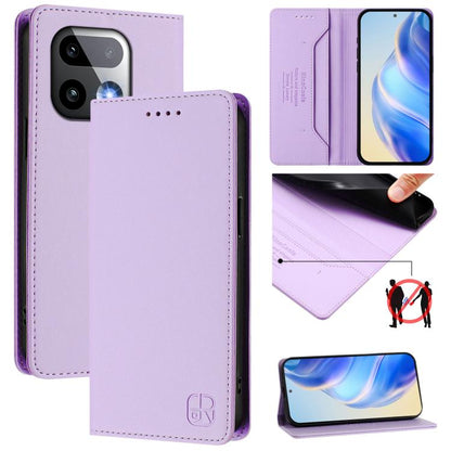 RC01 Dual-Folded Magnetic Suction RFID Leather Phone Case, For Realme P4x / OnePlus CE6 Lite, For Realme 16T 5G, For Realme P4 Power 5G, For Realme Note 80 4G Global, For Realme 16 5G Global, For Realme 16 Pro+ 5G Global, For Realme 16 Pro 5G Global   ...