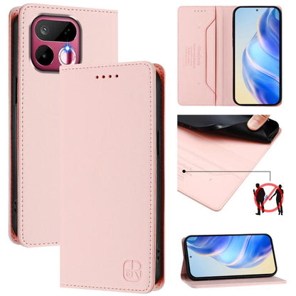 RC01 Dual-Folded Magnetic Suction RFID Leather Phone Case, For Realme P4x / OnePlus CE6 Lite, For Realme 16T 5G, For Realme P4 Power 5G, For Realme Note 80 4G Global, For Realme 16 5G Global, For Realme 16 Pro+ 5G Global, For Realme 16 Pro 5G Global   ...