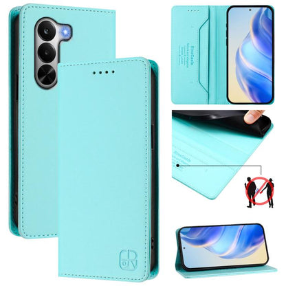 RC01 Dual-Folded Magnetic Suction RFID Leather Phone Case, For Realme P4x / OnePlus CE6 Lite, For Realme 16T 5G, For Realme P4 Power 5G, For Realme Note 80 4G Global, For Realme 16 5G Global, For Realme 16 Pro+ 5G Global, For Realme 16 Pro 5G Global   ...