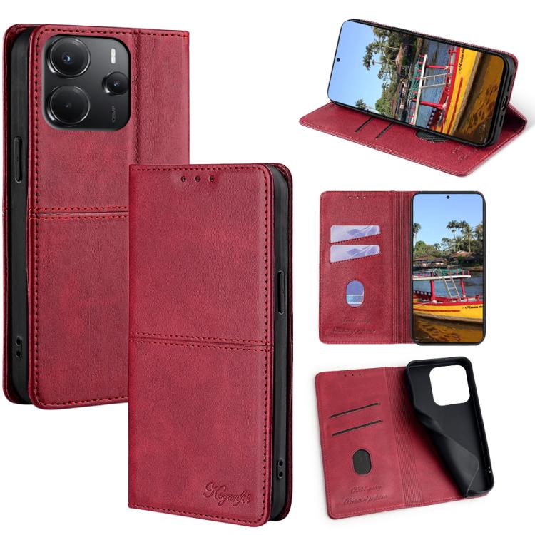 Cow Texture Magnetic Leather Phone Case, For Redmi A7 Pro 171mm / Poco C85x 5G, For Redmi Turbo 5 Max 5G / Poco X8 Pro Max 5G, For Redmi Turbo 5 5G / Poco X8 Pro 5G, For Redmi K90 Pro Max 5G / Poco F8 Ultra, For Redmi K90 5G / Poco F8 Pro              ...