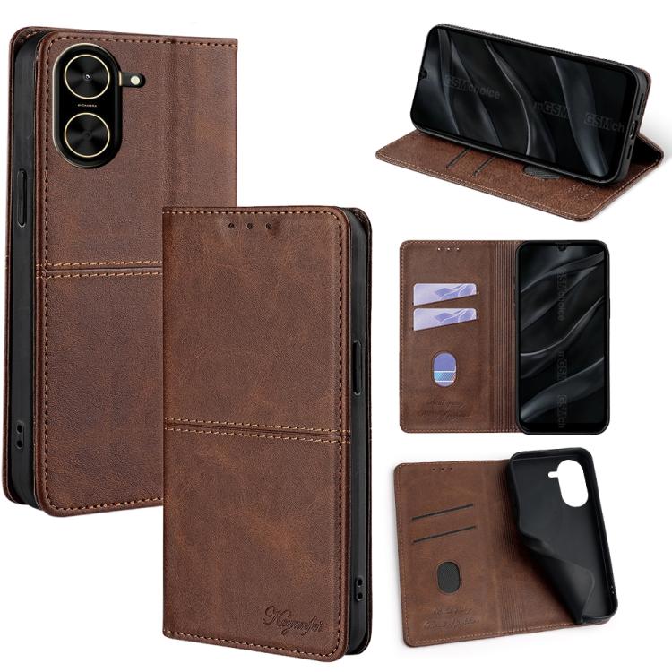 Cow Texture Magnetic Leather Phone Case, For Redmi A7 Pro 171mm / Poco C85x 5G, For Redmi Turbo 5 Max 5G / Poco X8 Pro Max 5G, For Redmi Turbo 5 5G / Poco X8 Pro 5G, For Redmi K90 Pro Max 5G / Poco F8 Ultra, For Redmi K90 5G / Poco F8 Pro              ...