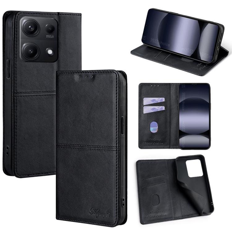 Cow Texture Magnetic Leather Phone Case, For Redmi A7 Pro 171mm / Poco C85x 5G, For Redmi Turbo 5 Max 5G / Poco X8 Pro Max 5G, For Redmi Turbo 5 5G / Poco X8 Pro 5G, For Redmi K90 Pro Max 5G / Poco F8 Ultra, For Redmi K90 5G / Poco F8 Pro              ...