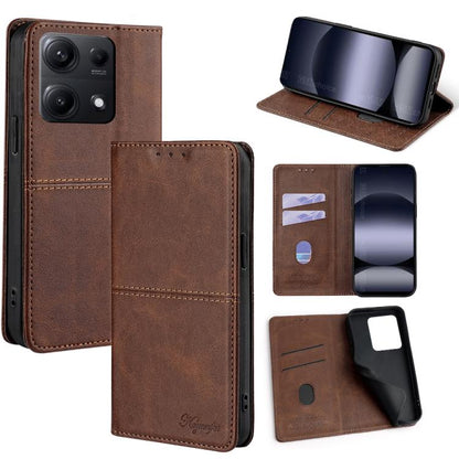 Cow Texture Magnetic Leather Phone Case, For Redmi A7 Pro 171mm / Poco C85x 5G, For Redmi Turbo 5 Max 5G / Poco X8 Pro Max 5G, For Redmi Turbo 5 5G / Poco X8 Pro 5G, For Redmi K90 Pro Max 5G / Poco F8 Ultra, For Redmi K90 5G / Poco F8 Pro              ...