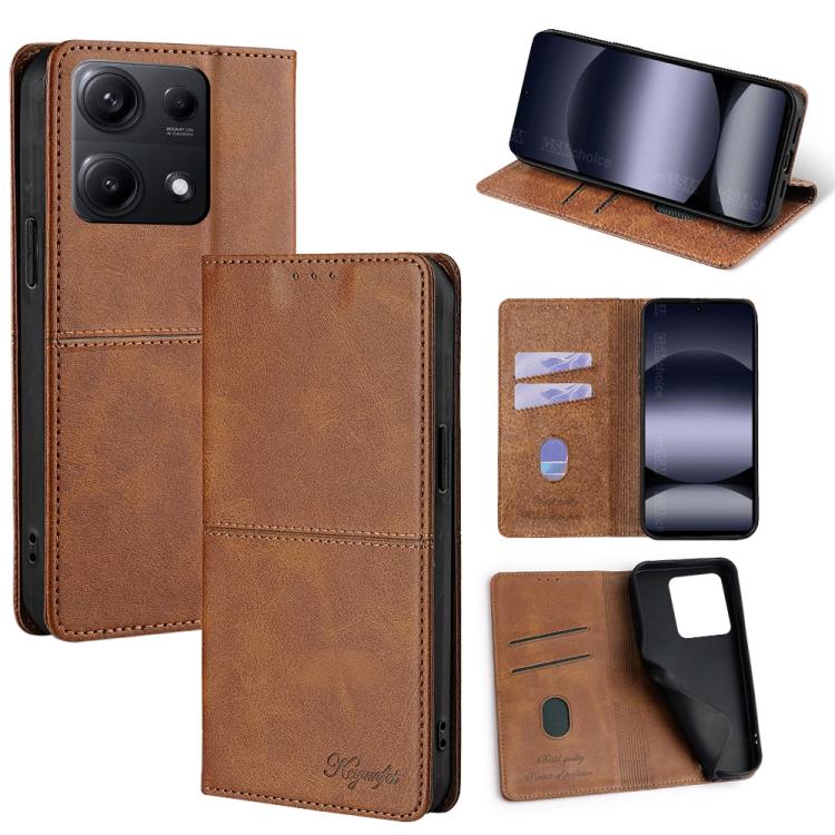 Cow Texture Magnetic Leather Phone Case, For Redmi A7 Pro 171mm / Poco C85x 5G, For Redmi Turbo 5 Max 5G / Poco X8 Pro Max 5G, For Redmi Turbo 5 5G / Poco X8 Pro 5G, For Redmi K90 Pro Max 5G / Poco F8 Ultra, For Redmi K90 5G / Poco F8 Pro              ...