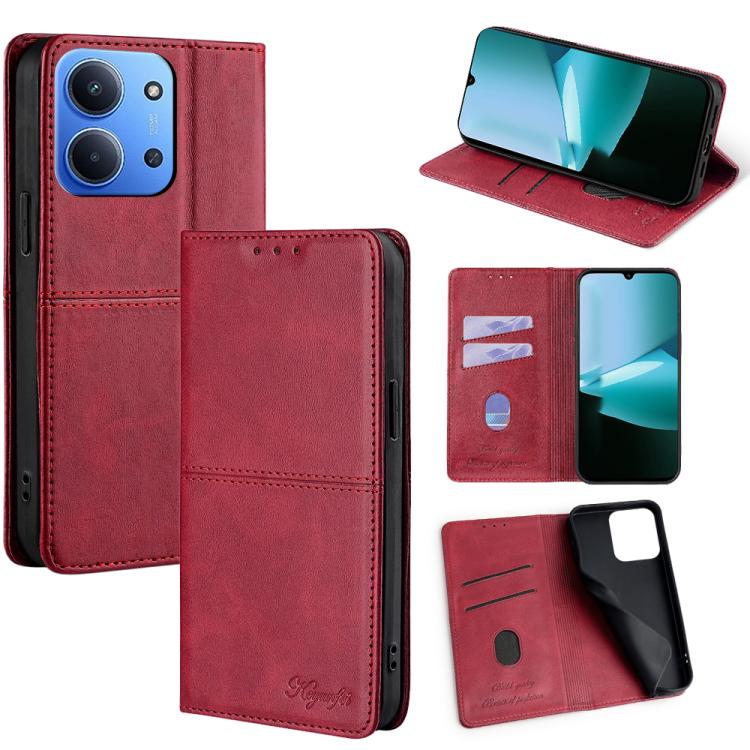 Cow Texture Magnetic Leather Phone Case, For Redmi A7 Pro 171mm / Poco C85x 5G, For Redmi Turbo 5 Max 5G / Poco X8 Pro Max 5G, For Redmi Turbo 5 5G / Poco X8 Pro 5G, For Redmi K90 Pro Max 5G / Poco F8 Ultra, For Redmi K90 5G / Poco F8 Pro              ...