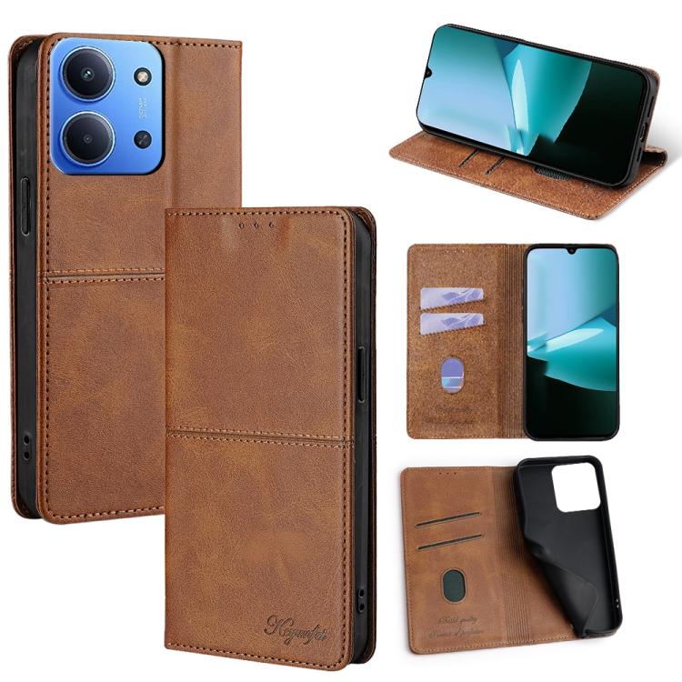 Cow Texture Magnetic Leather Phone Case, For Redmi A7 Pro 171mm / Poco C85x 5G, For Redmi Turbo 5 Max 5G / Poco X8 Pro Max 5G, For Redmi Turbo 5 5G / Poco X8 Pro 5G, For Redmi K90 Pro Max 5G / Poco F8 Ultra, For Redmi K90 5G / Poco F8 Pro              ...