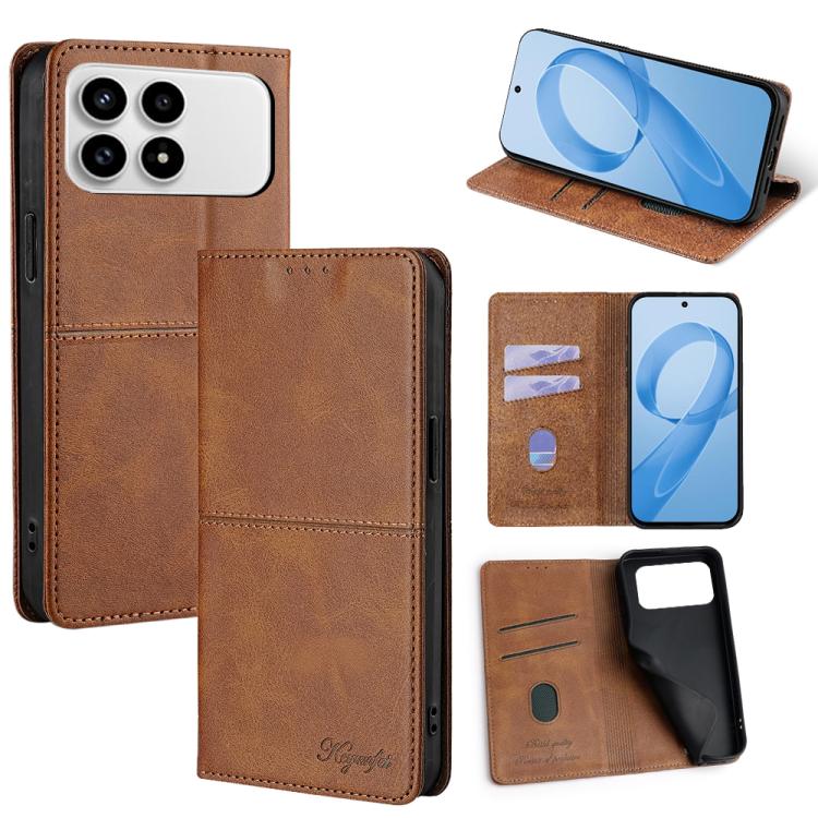 Cow Texture Magnetic Leather Phone Case, For Redmi A7 Pro 171mm / Poco C85x 5G, For Redmi Turbo 5 Max 5G / Poco X8 Pro Max 5G, For Redmi Turbo 5 5G / Poco X8 Pro 5G, For Redmi K90 Pro Max 5G / Poco F8 Ultra, For Redmi K90 5G / Poco F8 Pro              ...