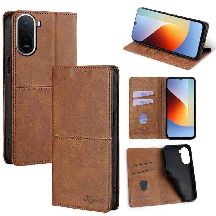 Cow Texture Magnetic Leather Phone Case, For Redmi A7 Pro 171mm / Poco C85x 5G, For Redmi Turbo 5 Max 5G / Poco X8 Pro Max 5G, For Redmi Turbo 5 5G / Poco X8 Pro 5G, For Redmi K90 Pro Max 5G / Poco F8 Ultra, For Redmi K90 5G / Poco F8 Pro              ...