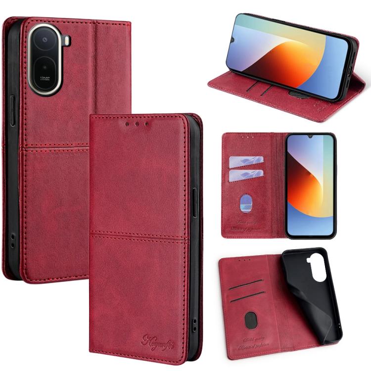 Cow Texture Magnetic Leather Phone Case, For Redmi A7 Pro 171mm / Poco C85x 5G, For Redmi Turbo 5 Max 5G / Poco X8 Pro Max 5G, For Redmi Turbo 5 5G / Poco X8 Pro 5G, For Redmi K90 Pro Max 5G / Poco F8 Ultra, For Redmi K90 5G / Poco F8 Pro              ...