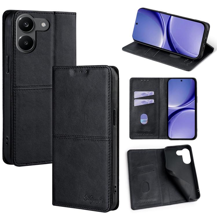 Cow Texture Magnetic Leather Phone Case, For Redmi A7 Pro 171mm / Poco C85x 5G, For Redmi Turbo 5 Max 5G / Poco X8 Pro Max 5G, For Redmi Turbo 5 5G / Poco X8 Pro 5G, For Redmi K90 Pro Max 5G / Poco F8 Ultra, For Redmi K90 5G / Poco F8 Pro              ...
