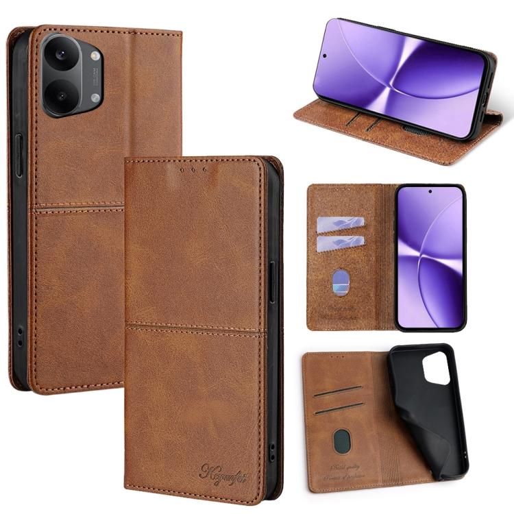 Cow Texture Magnetic Leather Phone Case, For Redmi A7 Pro 171mm / Poco C85x 5G, For Redmi Turbo 5 Max 5G / Poco X8 Pro Max 5G, For Redmi Turbo 5 5G / Poco X8 Pro 5G, For Redmi K90 Pro Max 5G / Poco F8 Ultra, For Redmi K90 5G / Poco F8 Pro              ...