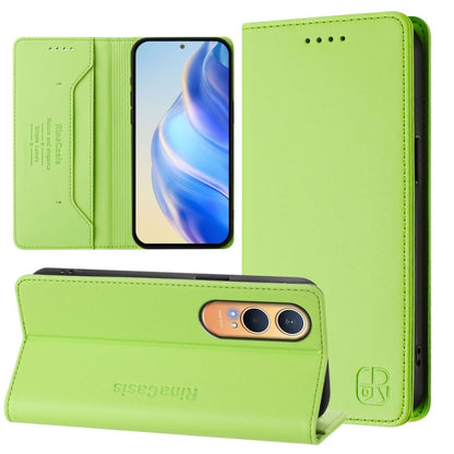 RC01 Dual-Folded Magnetic Suction RFID Leather Phone Case, For OnePlus Turbo 6X Pro 5G, For OnePlus Turbo 6 / 6V 5G, For OnePlus Ace 5 Ultra, For OnePlus Ace 5 Racing, For OnePlus 13R / Ace 5 / Ace 5 Pro, For OnePlus 13, For OnePlus Nord 4             ...