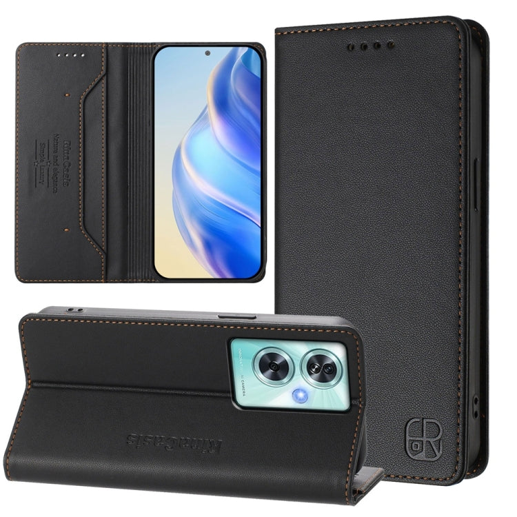 RC01 Dual-Folded Magnetic Suction RFID Leather Phone Case, For OnePlus Turbo 6X Pro 5G, For OnePlus Turbo 6 / 6V 5G, For OnePlus Ace 5 Ultra, For OnePlus Ace 5 Racing, For OnePlus 13R / Ace 5 / Ace 5 Pro, For OnePlus 13, For OnePlus Nord 4             ...