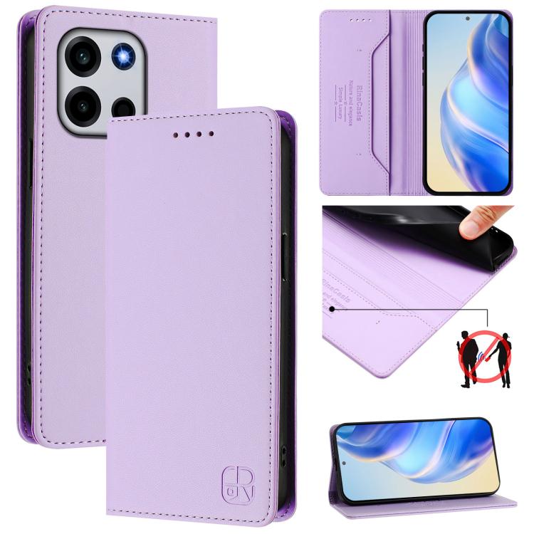RC01 Dual-Folded Magnetic Suction RFID Leather Phone Case, For OnePlus Turbo 6X Pro 5G, For OnePlus Turbo 6 / 6V 5G, For OnePlus Ace 5 Ultra, For OnePlus Ace 5 Racing, For OnePlus 13R / Ace 5 / Ace 5 Pro, For OnePlus 13, For OnePlus Nord 4             ...