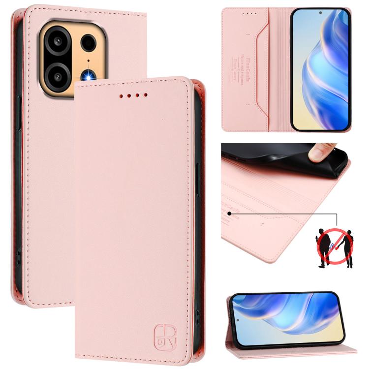 RC01 Dual-Folded Magnetic Suction RFID Leather Phone Case, For OnePlus Turbo 6X Pro 5G, For OnePlus Turbo 6 / 6V 5G, For OnePlus Ace 5 Ultra, For OnePlus Ace 5 Racing, For OnePlus 13R / Ace 5 / Ace 5 Pro, For OnePlus 13, For OnePlus Nord 4             ...